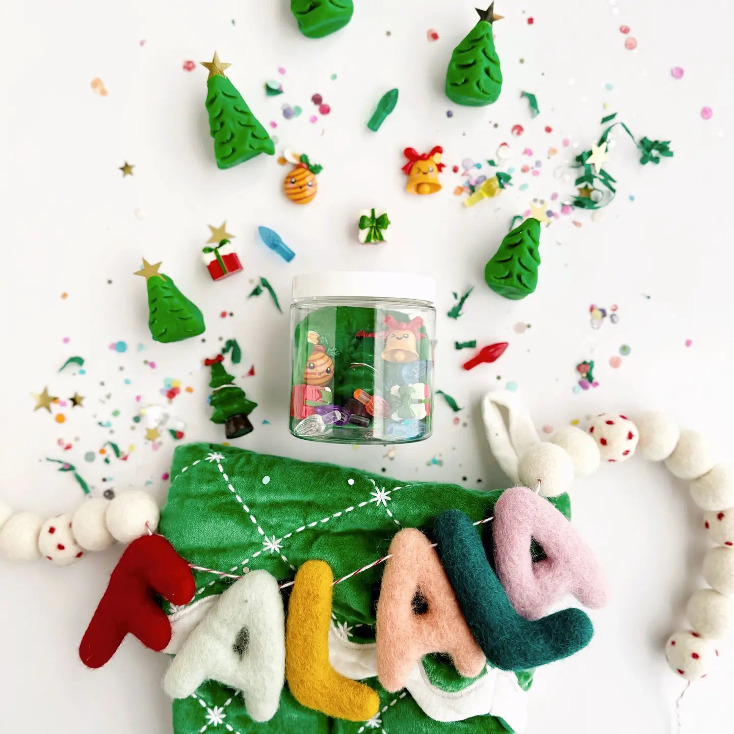 Oh Christmas Tree Mini Sensory Dough-To-Go