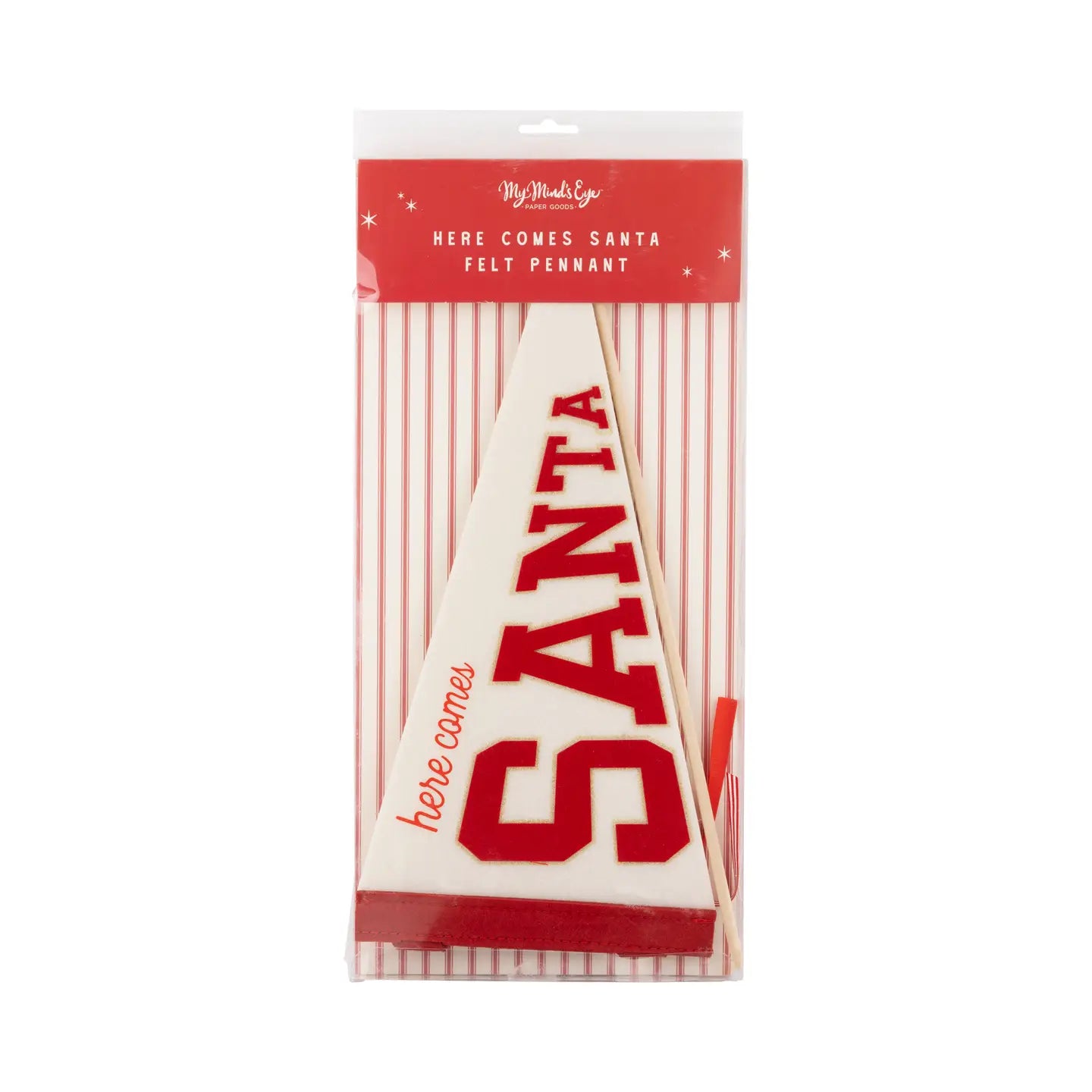 Santa Felt Pennant Flag