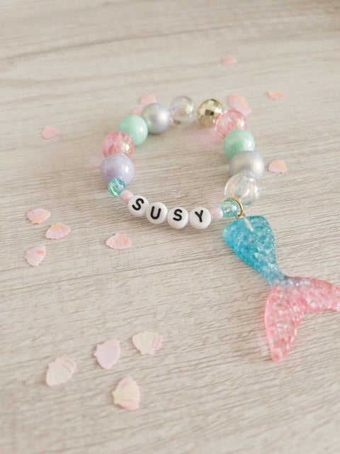 Mermaid Tale Name Bracelet