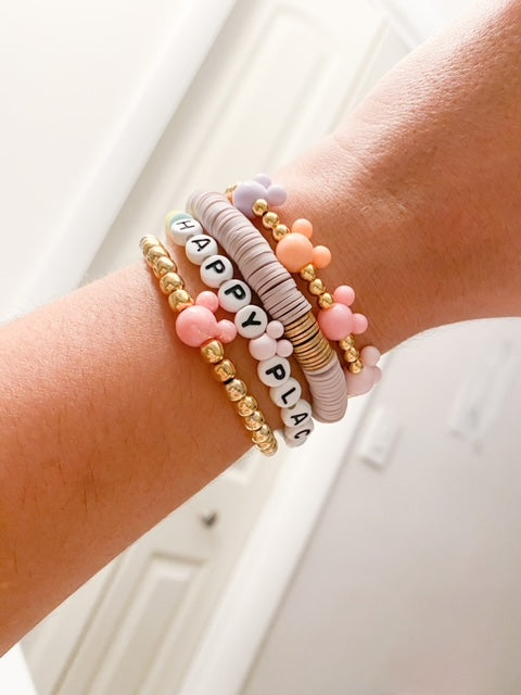 Happy Place Mouse Stack Bracelet Set