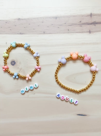 Happy Place Mouse Stack Bracelet Set