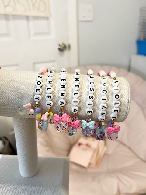 Mouse Colorful Name Bracelet