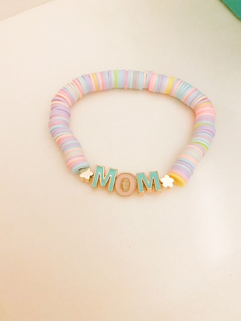 MOM "Colorful" Heishi Bead Bracelet