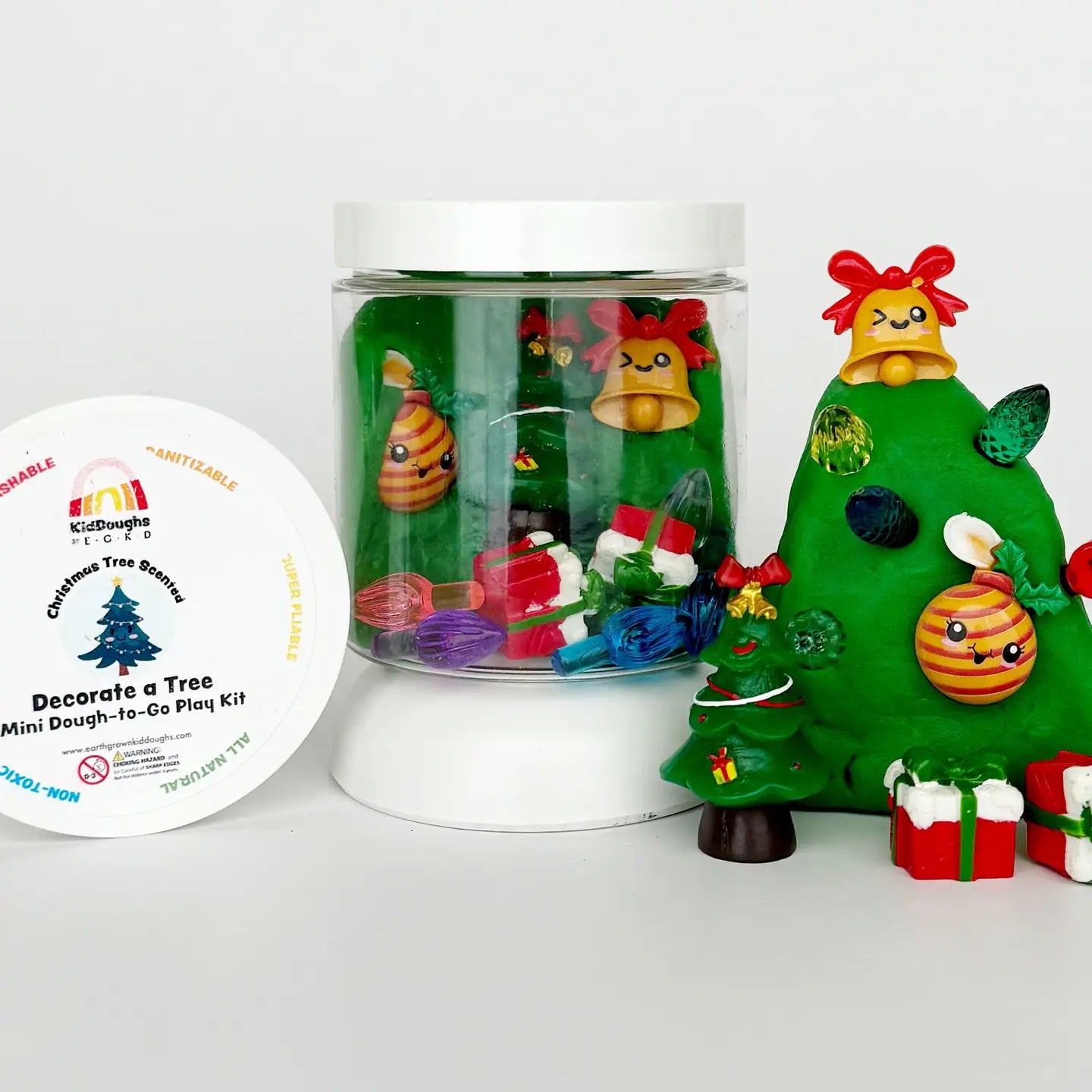 Oh Christmas Tree Mini Sensory Dough-To-Go